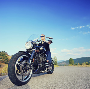Rider With Motorcycle Insurance, Bucks, PA Image